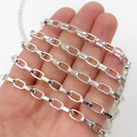 Load image into Gallery viewer, Sterling Silver Rectangle Box Chain