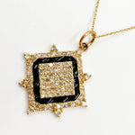 Load image into Gallery viewer, Shop Now 14K Gold Square Pendants