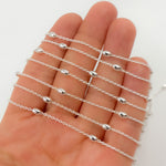 Load image into Gallery viewer, Sterling Silver Satellite Chain