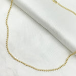 Load image into Gallery viewer, 14K Solid Yellow Gold Ball Necklace