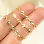 Load image into Gallery viewer, 925 Sterling Silver Diamond Cut Rhomb Link Chain