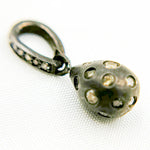 Load image into Gallery viewer, DC2003. Diamond & Sterling Silver Drop Charm