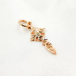 Load image into Gallery viewer, DC324. Diamond Sterling Silver Cross Charm