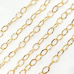 Load image into Gallery viewer, Shop Now 14K Gold Filled Hammered Oval Link Chain