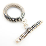 Load image into Gallery viewer, Silver Toggle Clasp