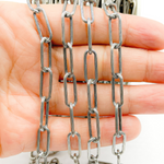 Load image into Gallery viewer, Buy NOw Sterling Silver Texture Paper Clip Chain