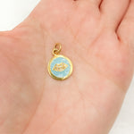 Load image into Gallery viewer, Shop Sterling Silver Round Lips Enamel Charms