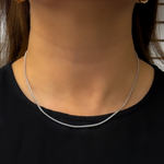 Load image into Gallery viewer, Silver Popcorn Finished Necklace