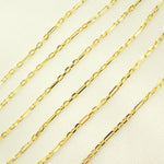 Load image into Gallery viewer, 14K Solid Yellow Gold Diamond Cut Cable Link Chain