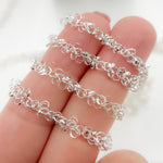 Load image into Gallery viewer, Silver Dangle Rings Chain