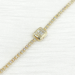 Load image into Gallery viewer, TJ0017. 14k Solid Gold Diamond Bracelet