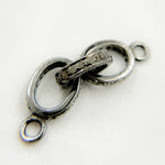 Load image into Gallery viewer, Buy Diamond Sterling Silver Oval Link Connector