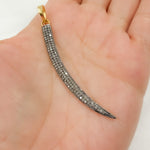 Load image into Gallery viewer, DP185. Diamond Sterling Silver Sword Pendant
