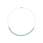 Load image into Gallery viewer, NFZ72587TQ. 14K Solid Gold Turquoise Fancy Necklace