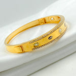 Load image into Gallery viewer, CGDP53. 14K Solid Gold Diamond & Fancy Diamond Bracelet