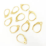 Load image into Gallery viewer, Gold Plated Sterling Silver Lever Back Ear Wire
