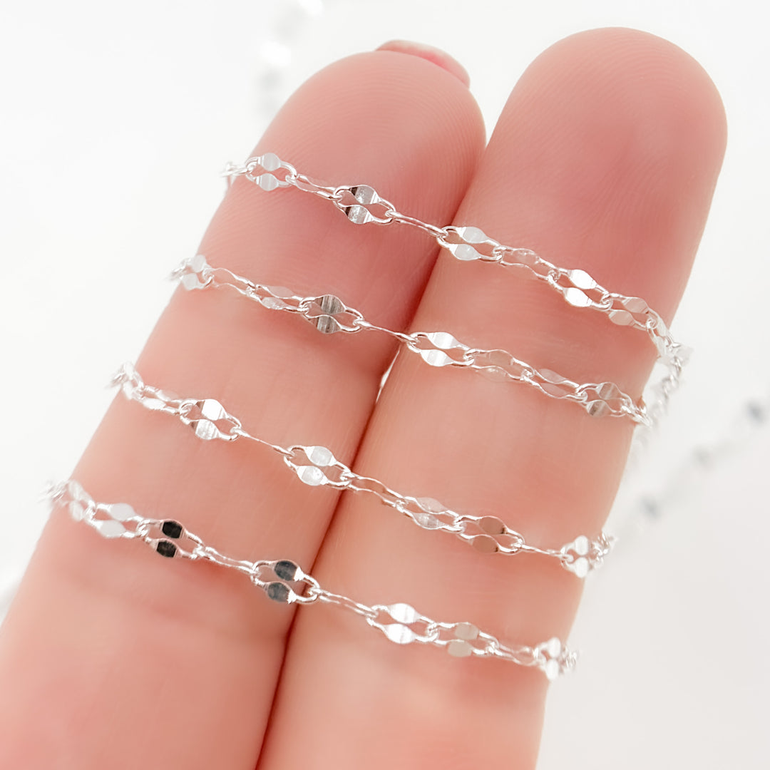 Buy Sterling Silver Flat Marina Chain