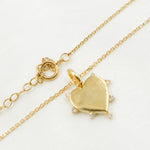 Load image into Gallery viewer, PHA38736. 14K Solid Gold Heart Shape Diamond Necklace