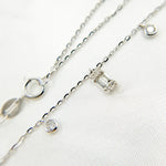 Load image into Gallery viewer, NT401847. 14K Solid Gold Diamond Dangle Necklace