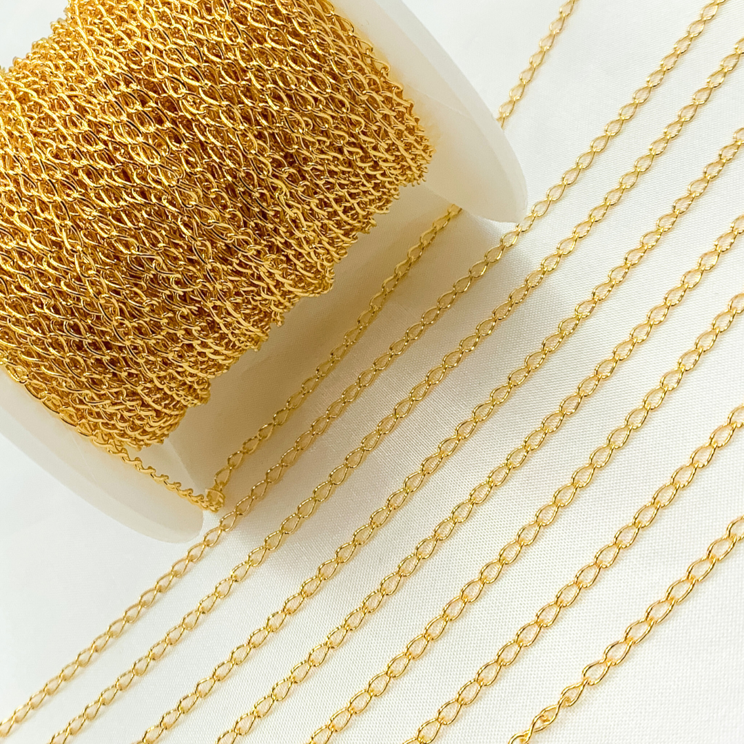 14k Gold Filled Cable Link Chain