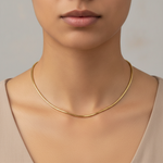 Load image into Gallery viewer, 160CCTD. 14k Solid Yellow Gold Snake Necklace