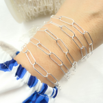 Load image into Gallery viewer, 925 Sterling Silver Paperclip Chains