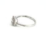 Load image into Gallery viewer, 14k Solid Gold Diamond Rectangle Ring.