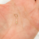 Load image into Gallery viewer, 14K Solid Gold Diamond Arrow Charms