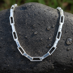 Load image into Gallery viewer, X31SS. Sterling Silver Flat Box Link Chain