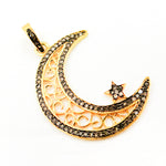 Load image into Gallery viewer, Silver Moon and Star Pendant