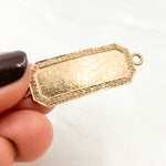 Load image into Gallery viewer, DC957. Diamond Sterling Silver Octagon Connector
