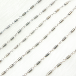 Load image into Gallery viewer, Silver Fancy Tube Link Chains