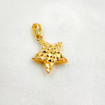 Load image into Gallery viewer, GDP098. 14K Solid Gold Star Charm