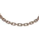 Load image into Gallery viewer, NFV72543. 14K Yellow Gold and Diamonds Elegant Paperclip Necklace