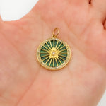 Load image into Gallery viewer, GDP230. 14K Solid Gold Star Pendant