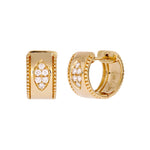 Load image into Gallery viewer, EHD57593. 14K Solid Yellow Gold Hoop Earrings