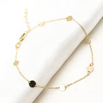 Load image into Gallery viewer, Shop Gold Disc Necklace, Bracelet, and Anklet
