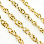 Load image into Gallery viewer, Gold Plated Sterling Silver Hollo Infinite Link Chain