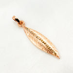 Load image into Gallery viewer, DC462. Diamond Sterling Silver Leaf Pendant