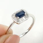 Load image into Gallery viewer, Buy Now 14K Solid Gold Diamond and Blue Rings