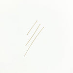 Load image into Gallery viewer, 14K Gold Filled Flat Headpin 26 Gauge 1, 1.5 &amp; 2 inch. HPGF26
