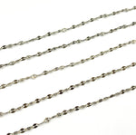 Load image into Gallery viewer, Z46OX. Oxidized Sterling Silver Flat Marina Chain
