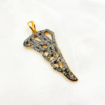 Load image into Gallery viewer, DP08. Diamond Sterling Silver Wing Pendant