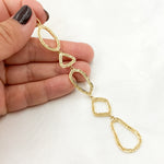 Load image into Gallery viewer, DP214. Diamond Sterling Silver Fancy Shape Long Pendant
