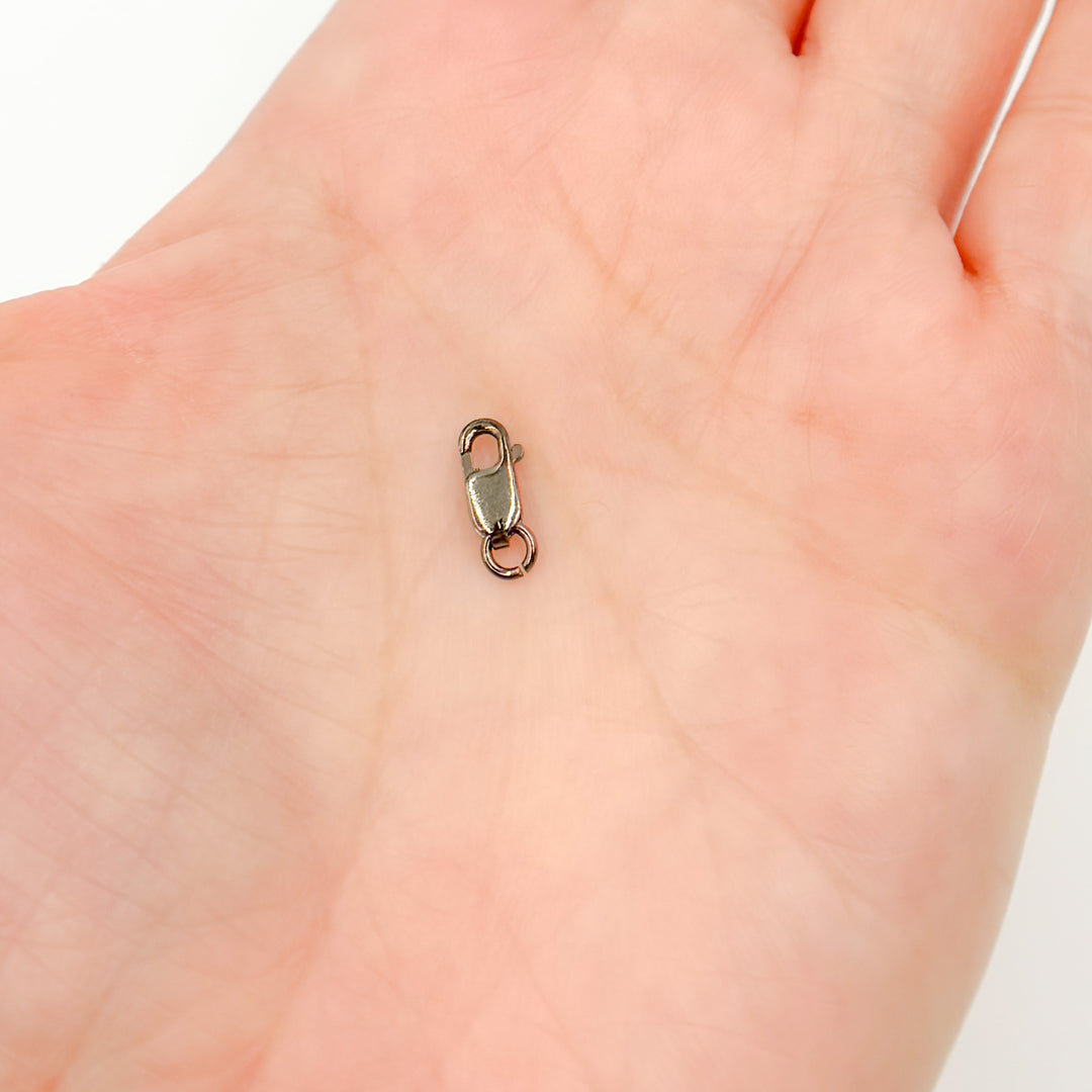 Black Rhodium Lobster Clasp