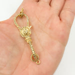 Load image into Gallery viewer, Sterling Silver Double Trigger Clasp