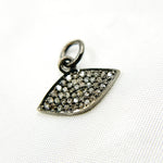 Load image into Gallery viewer, DC337. Diamond Sterling Silver Eye Charm