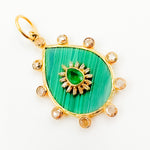 Load image into Gallery viewer, Shop Now Gold Drop Pendant