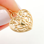 Load image into Gallery viewer, Shop Gold Lock Heart Pendant