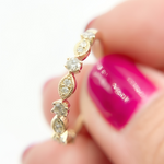Load image into Gallery viewer, 14K Solid Gold Diamond Ring.
